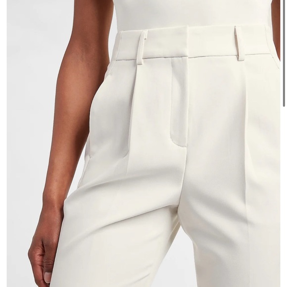Never worn! Express high waisted pleated ankle dress pant - Picture 2 of 3